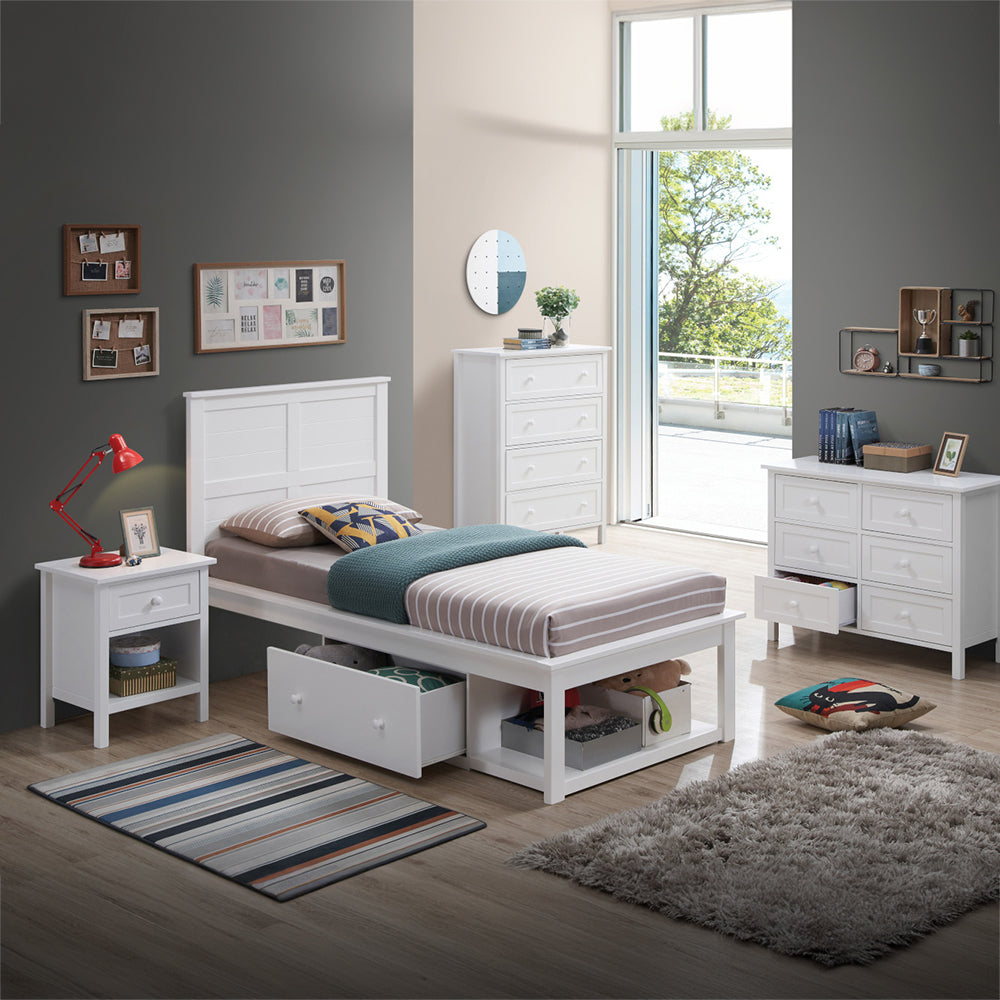 Iolanda White Finish Dresser