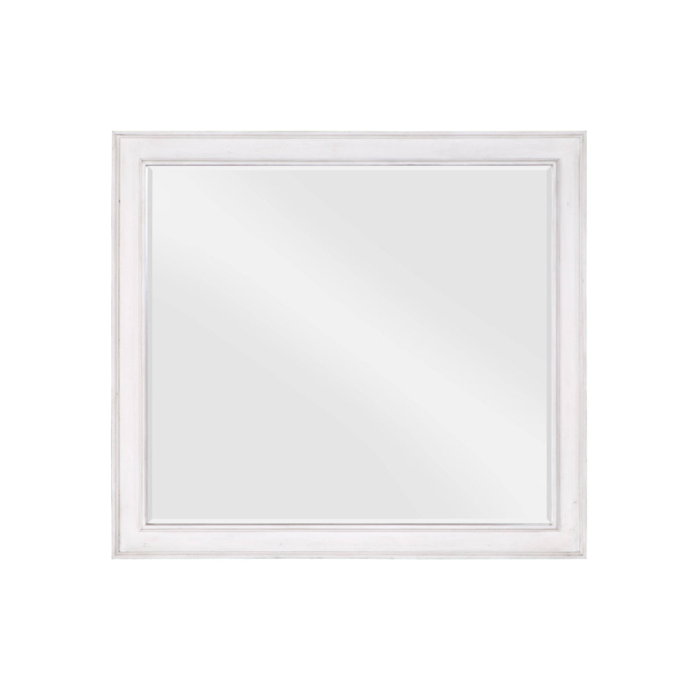 Katia Rustic Gray & Weathered White Finish Mirror