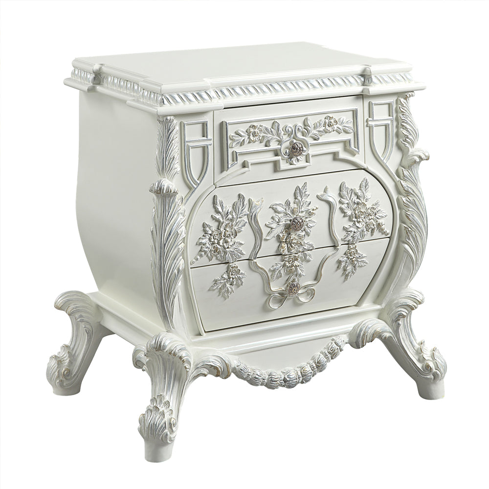 Vanaheim Antique White Finish Nightstand