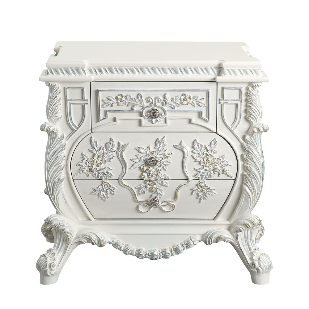 Vanaheim Antique White Finish Nightstand