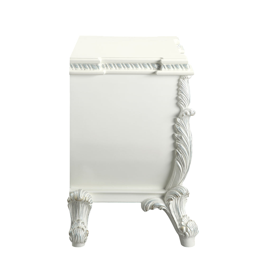 Vanaheim Antique White Finish Nightstand