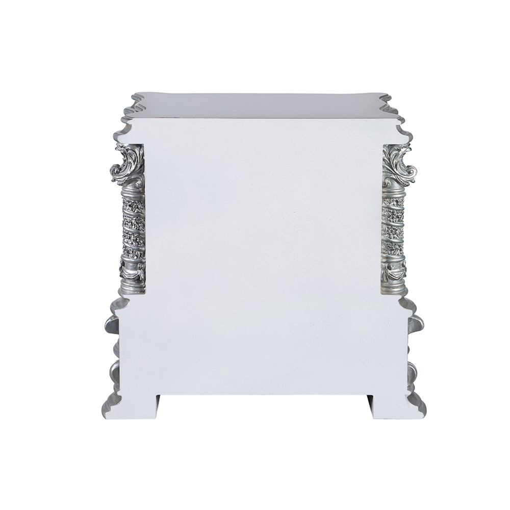Valkyrie Antique Platinum Finish Nightstand