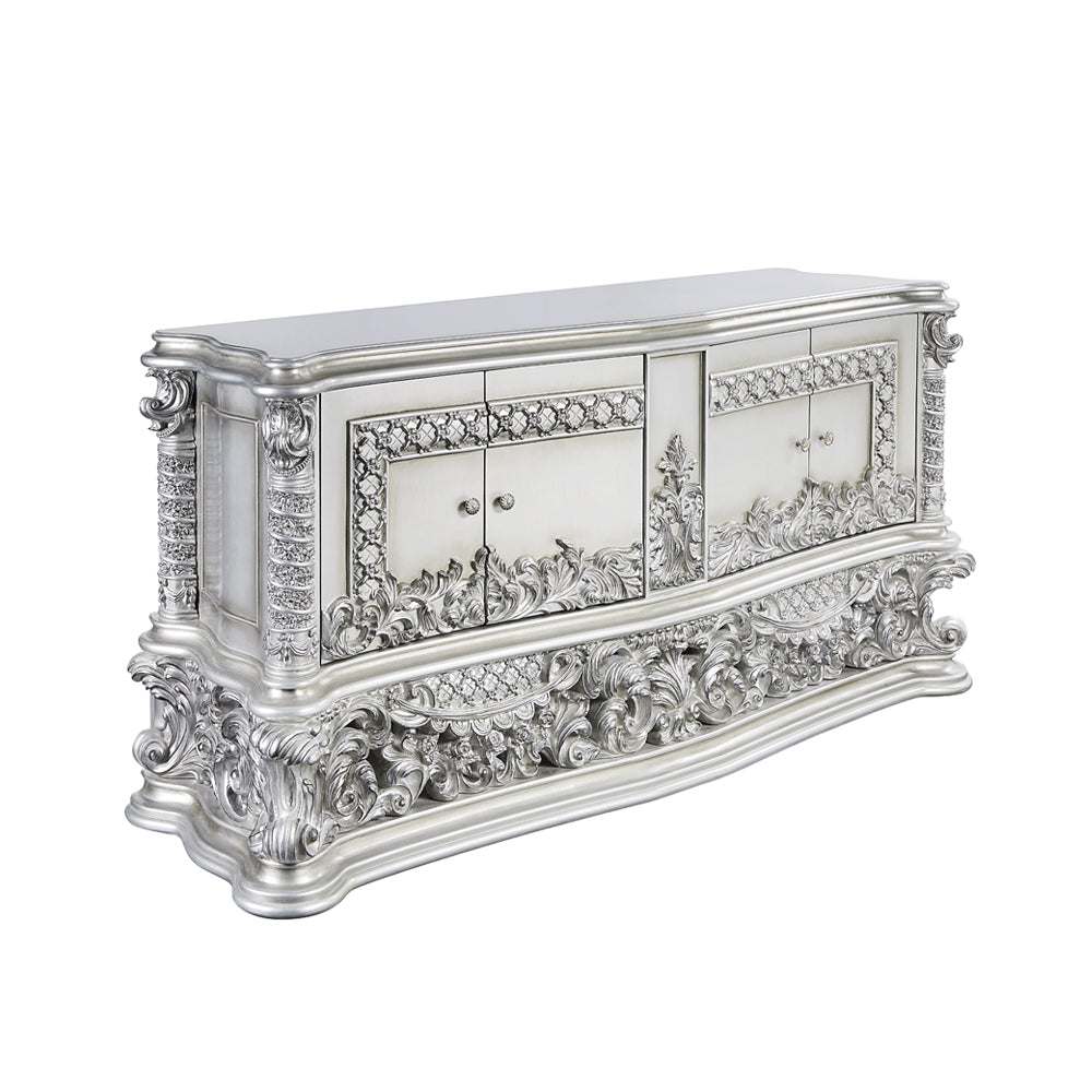 Valkyrie Antique Platinum Finish Dresser