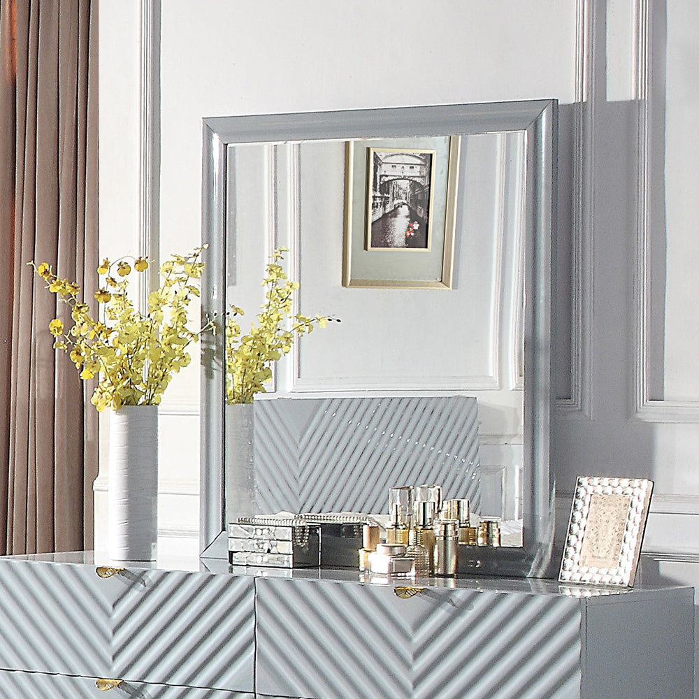 Gaines Gray High Gloss Finish Mirror
