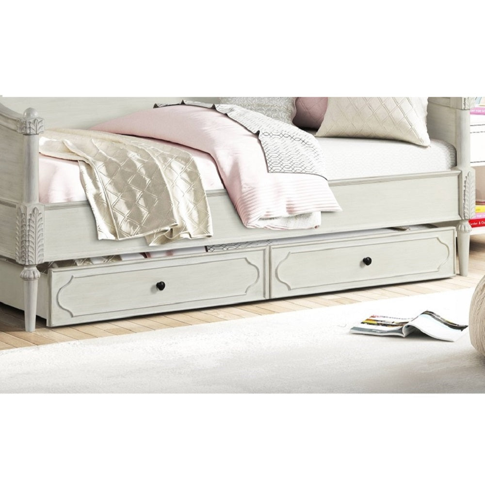 Lucien Antique White Finish Trundle