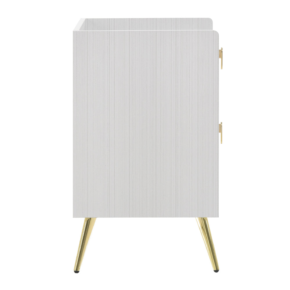 Zeena White Finish Nightstand