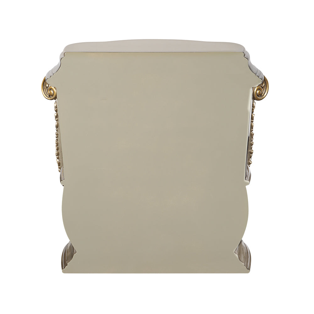 Danae Champagne & Gold Finish Nightstand