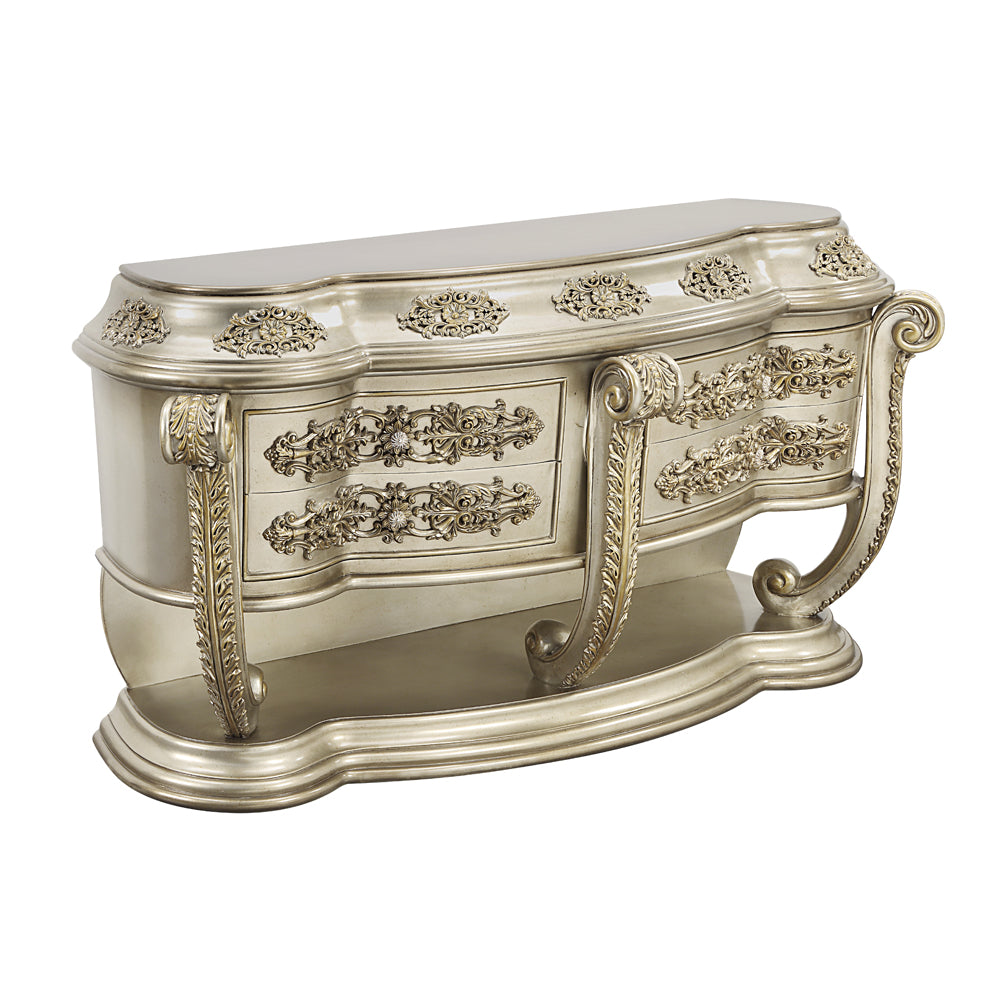 Danae Champagne & Gold Finish Dresser