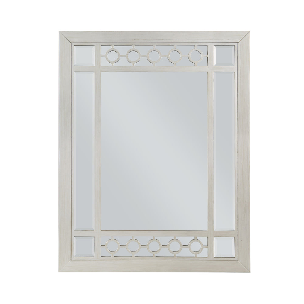 Varian Silver & Mirrored Finish Mirror