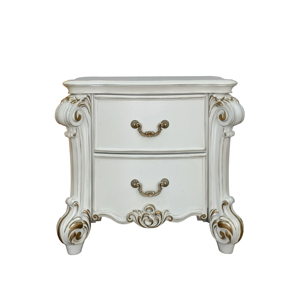 Vendom Antique Pearl Finish Nightstand