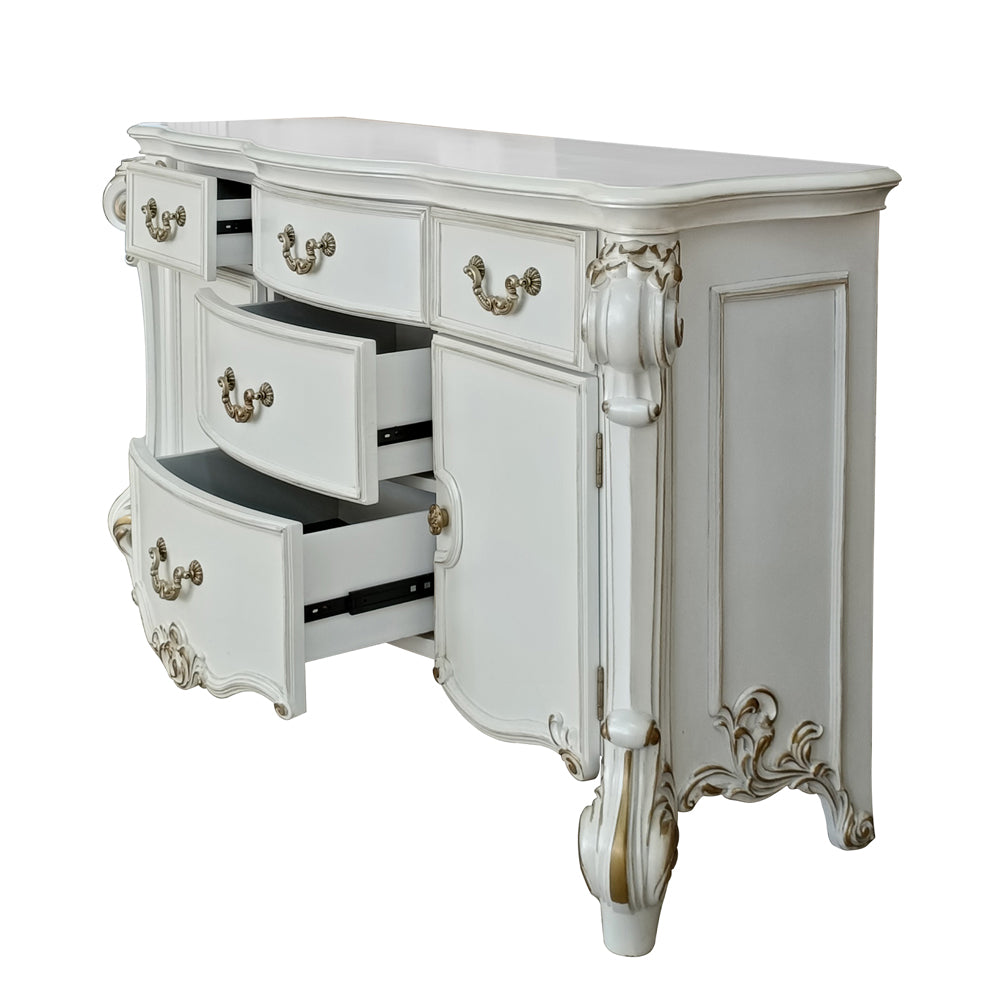 Vendom Antique Pearl Finish Dresser