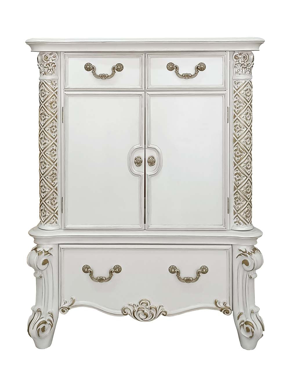 Vendom Antique Pearl Finish Chest