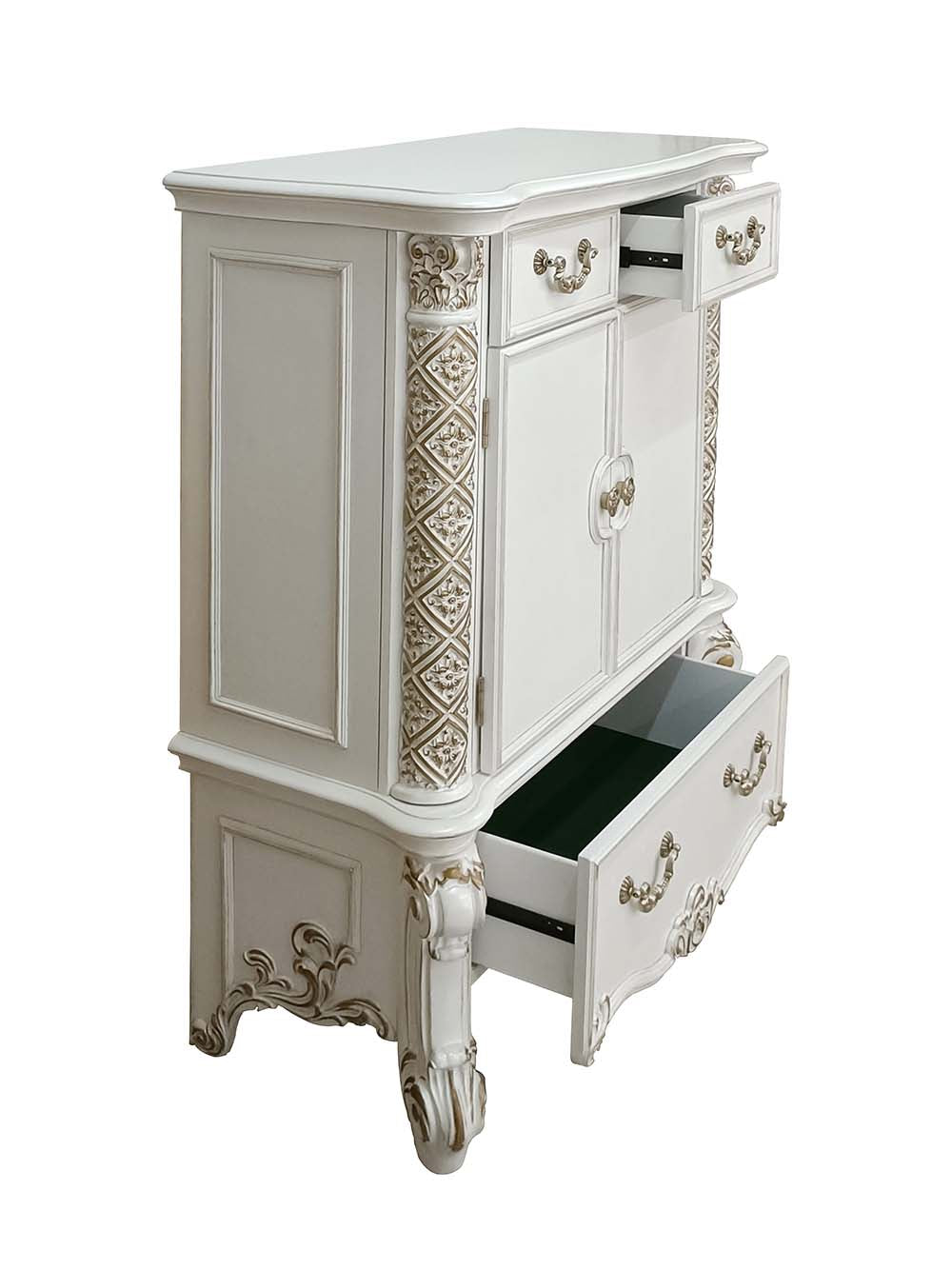 Vendom Antique Pearl Finish Chest