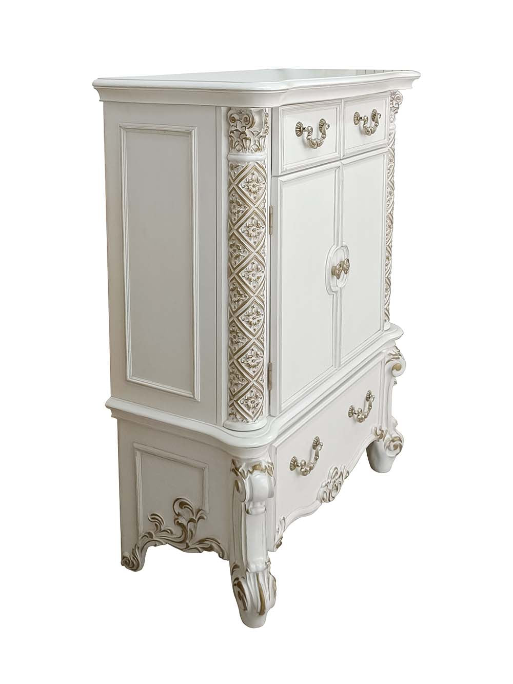 Vendom Antique Pearl Finish Chest