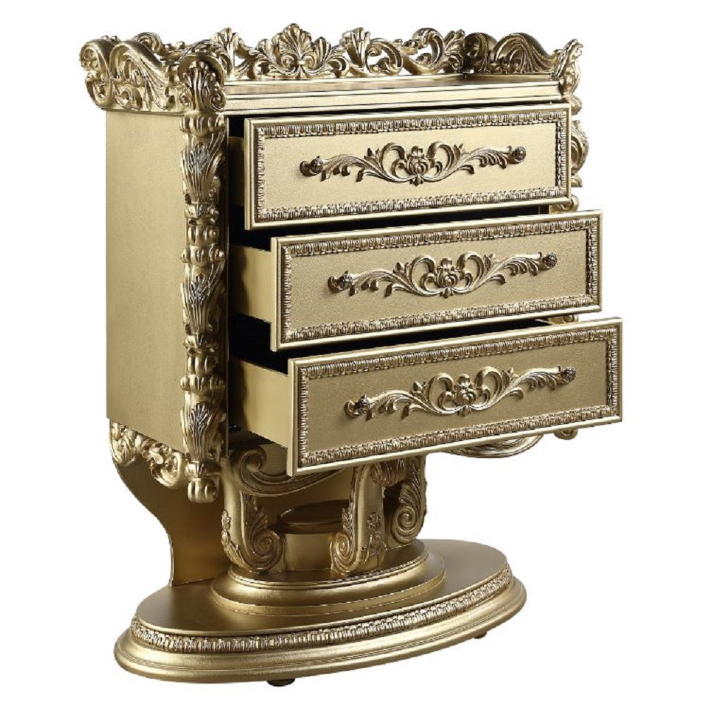 Bernadette Gold Finish Chest