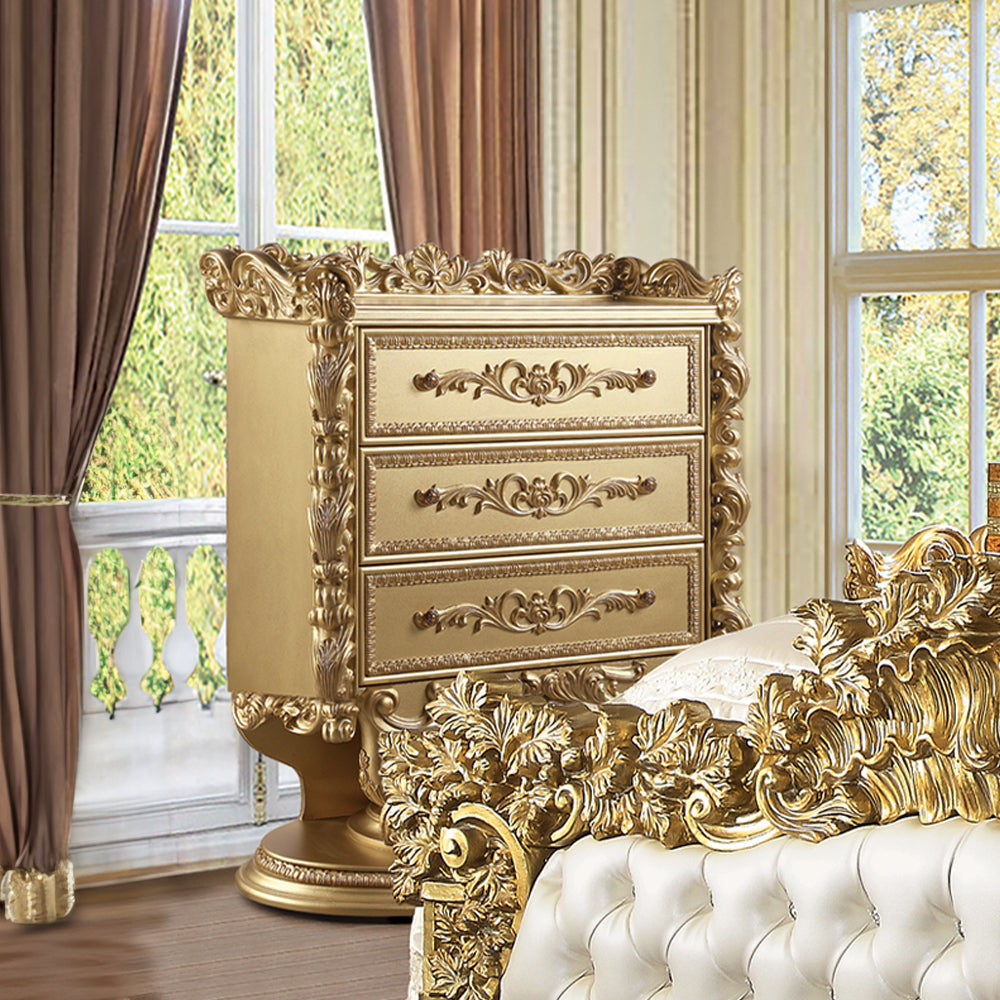 Bernadette Gold Finish Chest