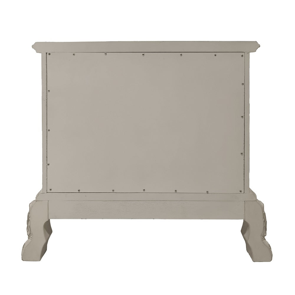 Dresden Bone White Finish Nightstand