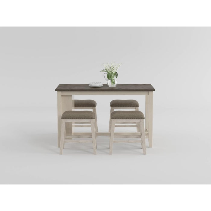 Timbre Whitewash Counter Height Table