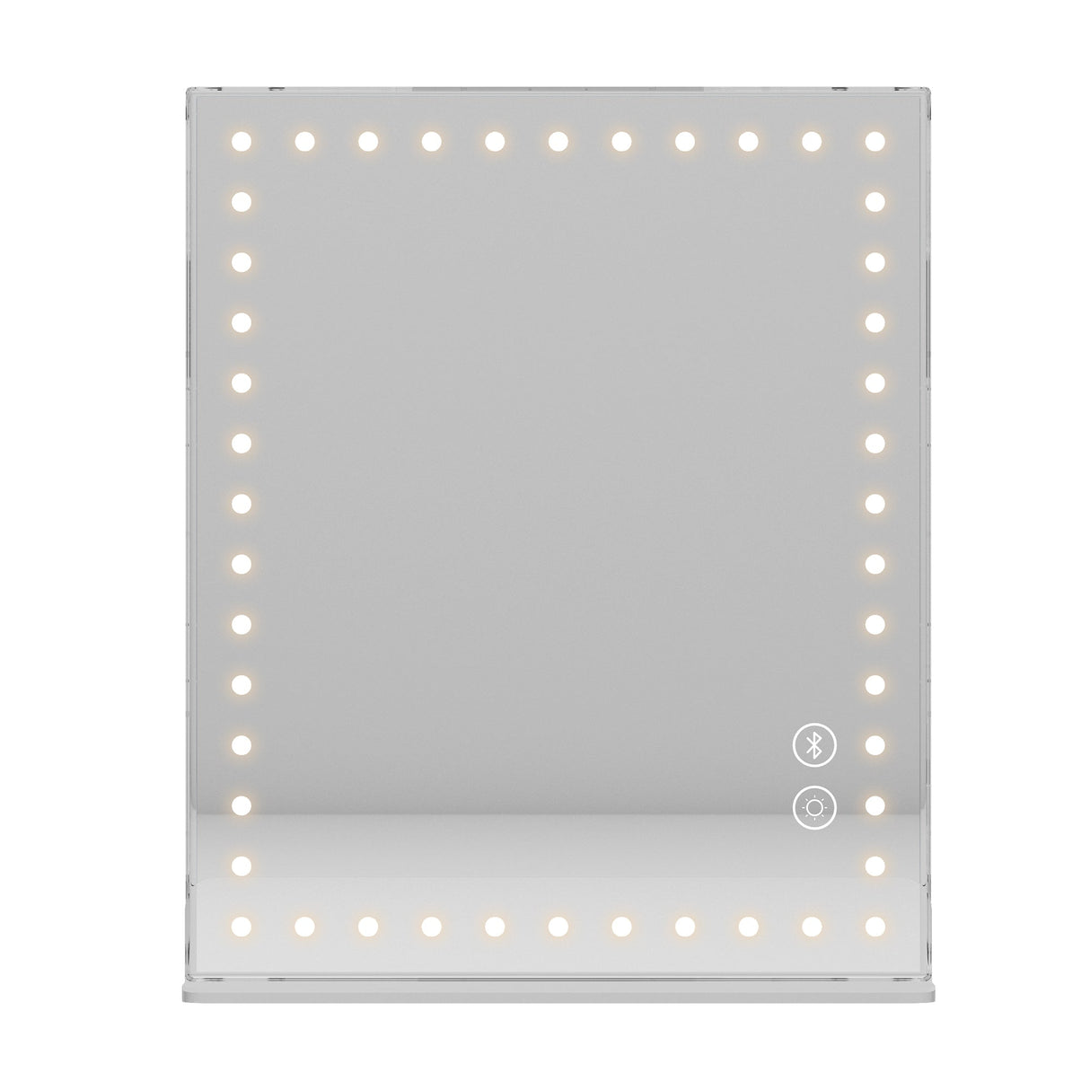 LED Music Mirror with Dimmable Light