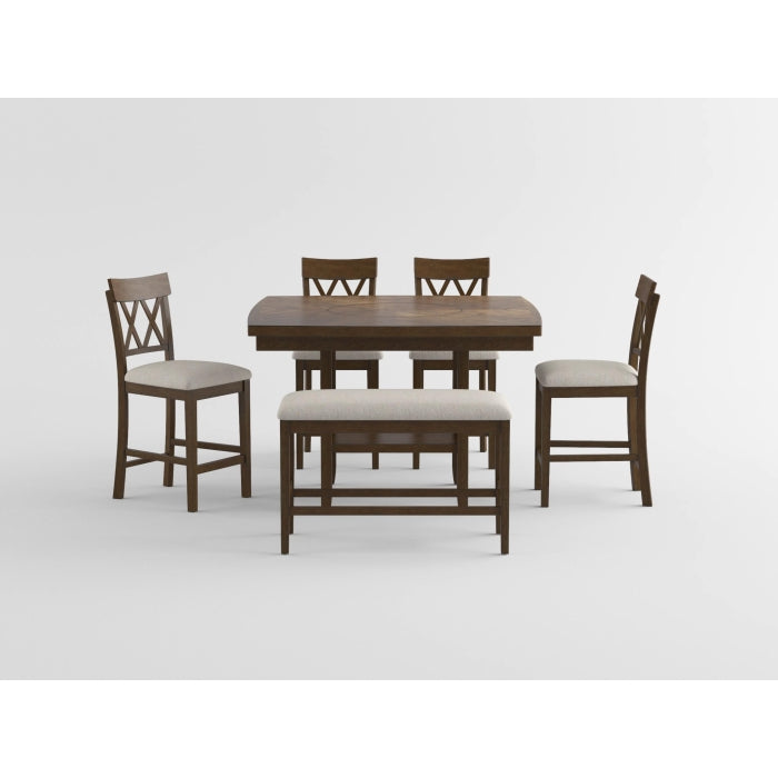 Balin Light Oak Counter Height Bench