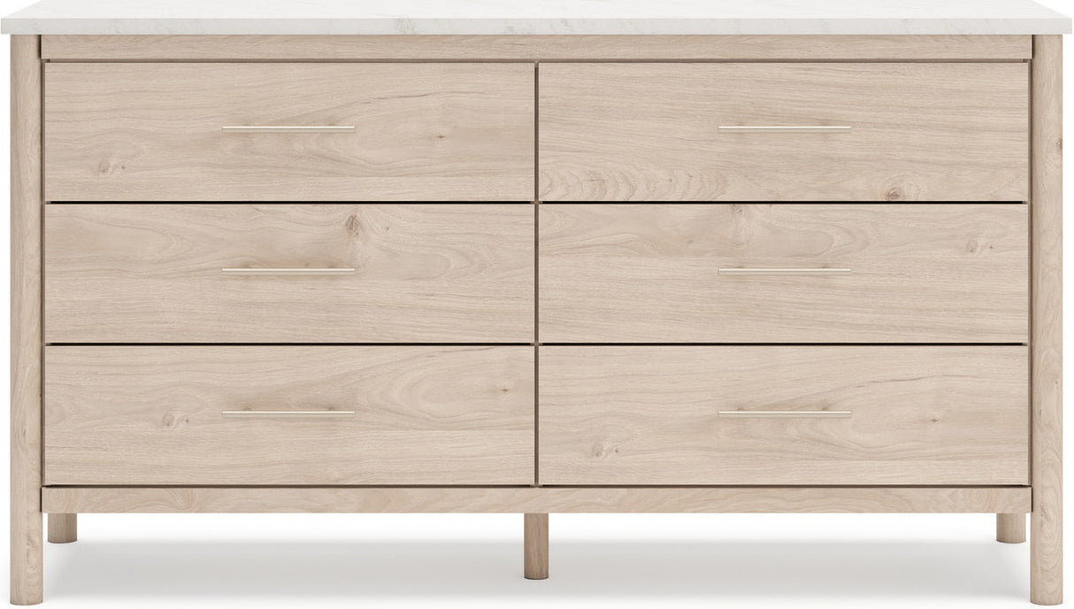 Cadmori Youth Upholstered Panel Bedroom Set In Two-tone