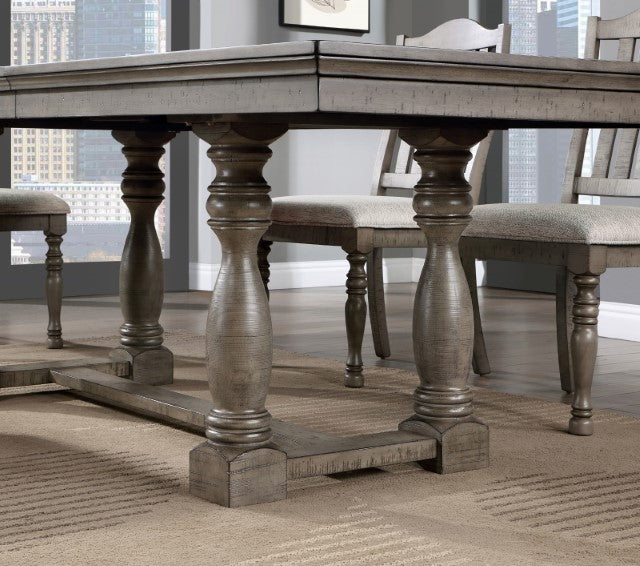Newcastle Antique Gray/Gray Dining Table