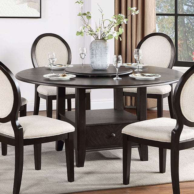 Newforte Espresso/Ivory Dining Table