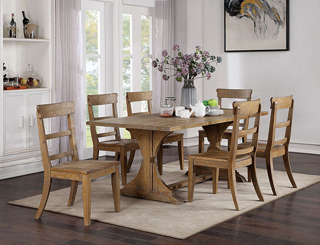 Leonidas Natural Tone Dining Table