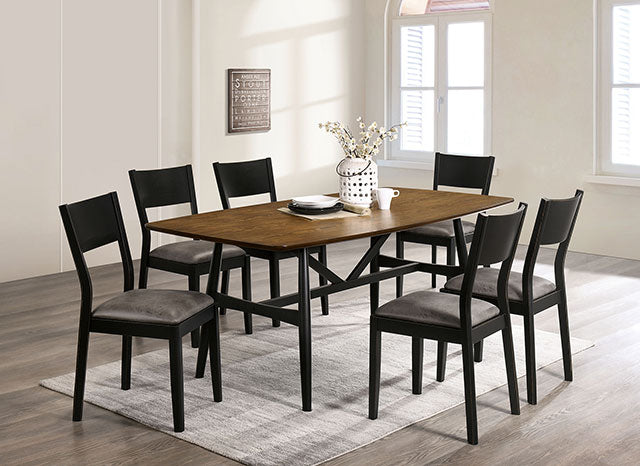 Oberwil Black/Gray Dining Table