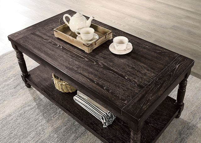 Monango Weathered Gray Coffee Table Set