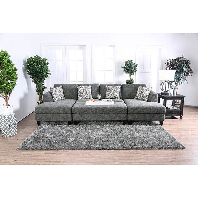 Lowry Gray Sofa Set
