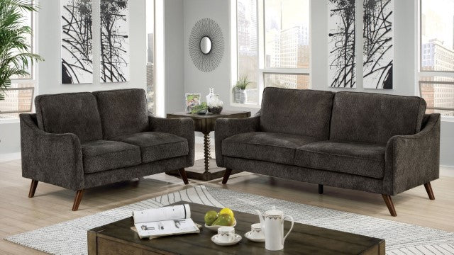 Maxime Dark Gray Loveseat