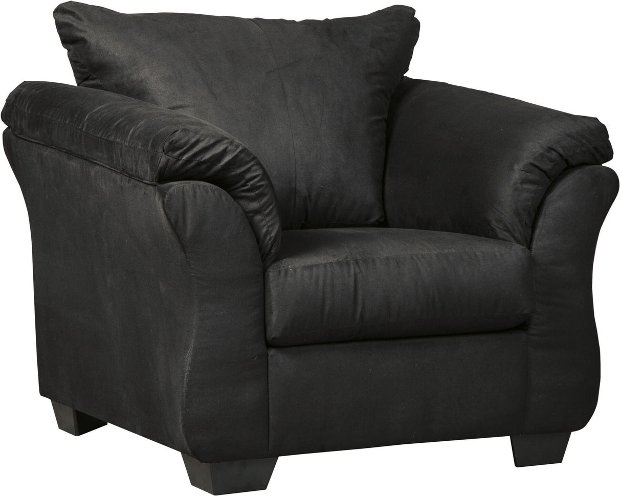 Darcy Black Living Room Set