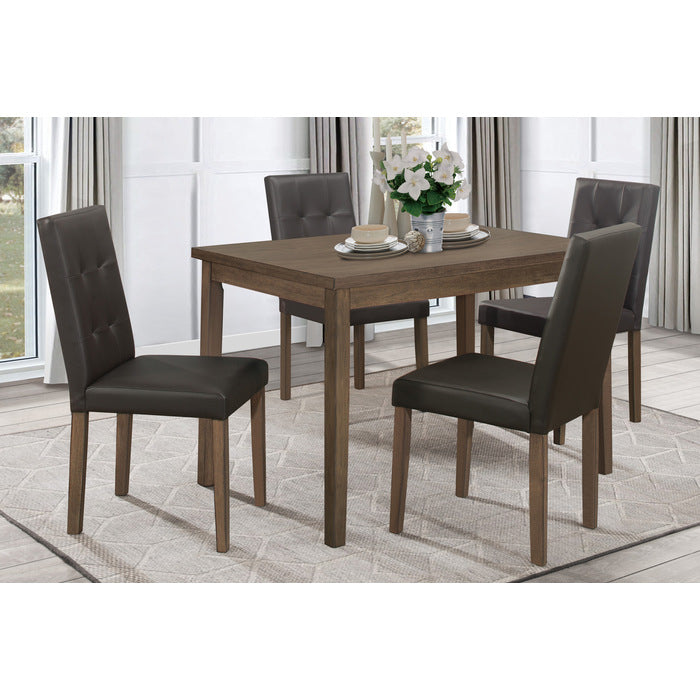 Ahmet Brown Dining Table
