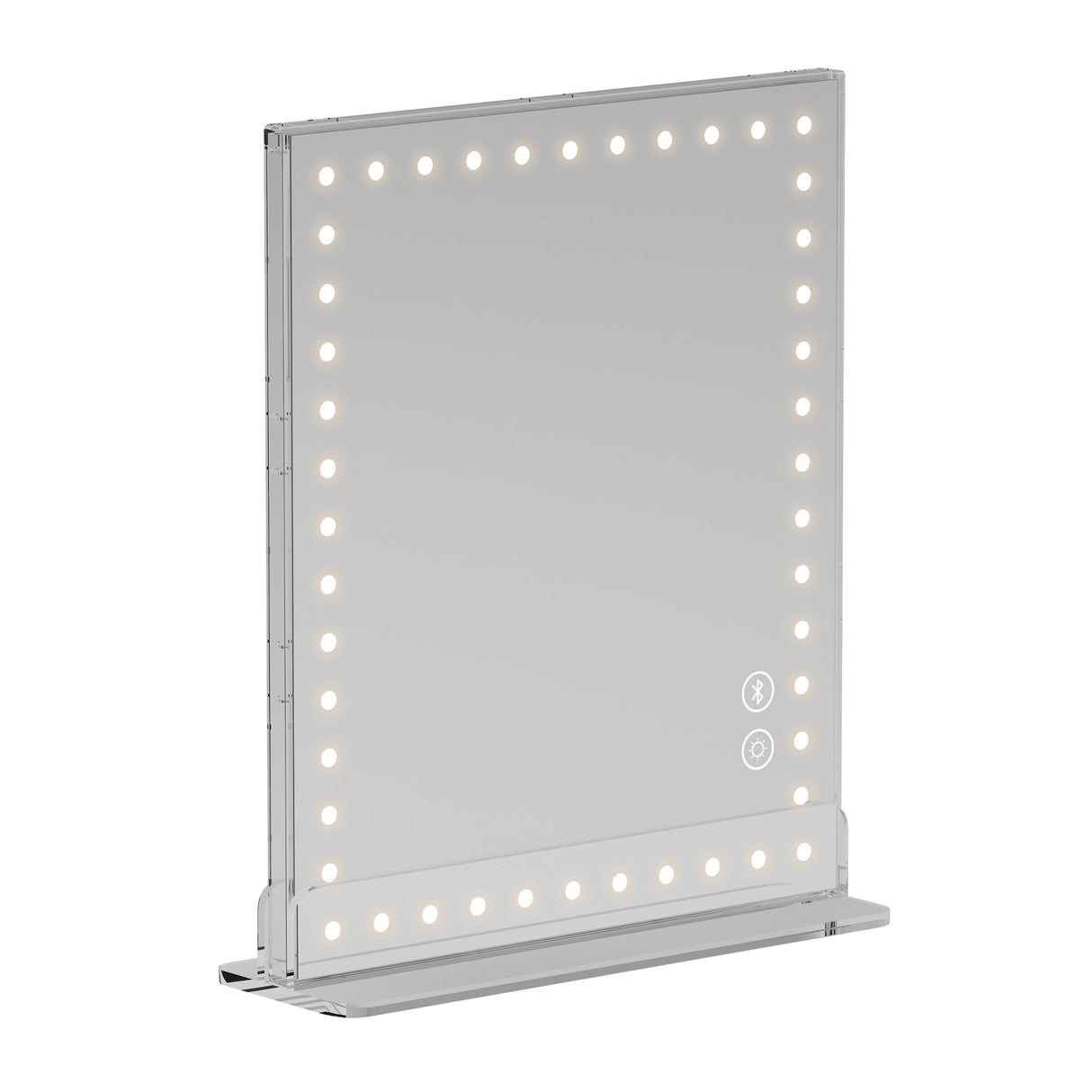 LED Music Mirror with Dimmable Light