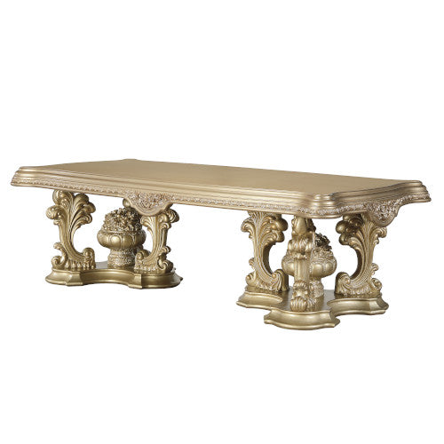 Seville Gold Finish Dinning Table