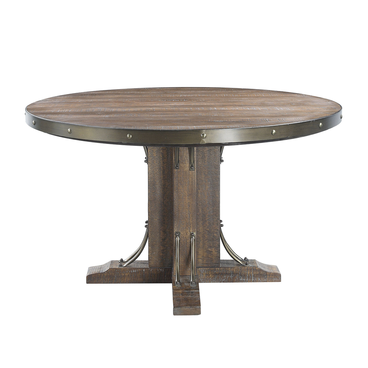 Raphaela Weathered Cherry Finish Dining Table