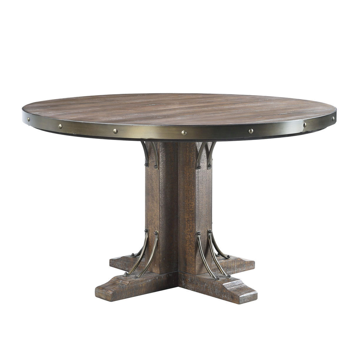 Raphaela Weathered Cherry Finish Dining Table