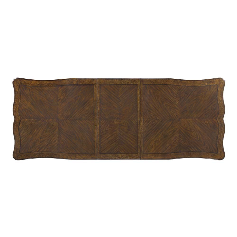 Latisha Antique Oak Finish Dining Table