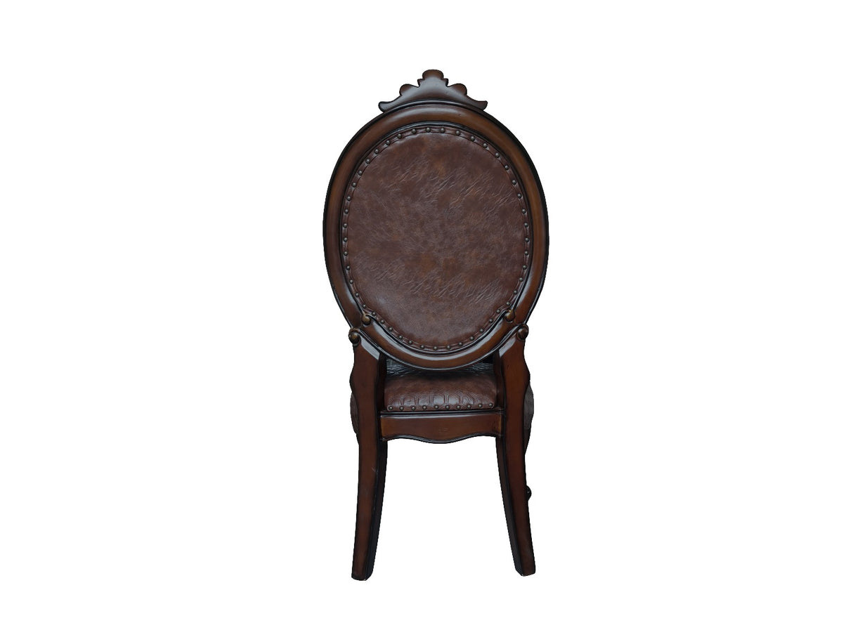 Versailles Cherry Finish Side Chair (Set-2)