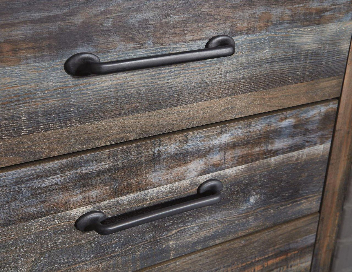 Drystan Multi Panel Bedroom Set with Side Storage