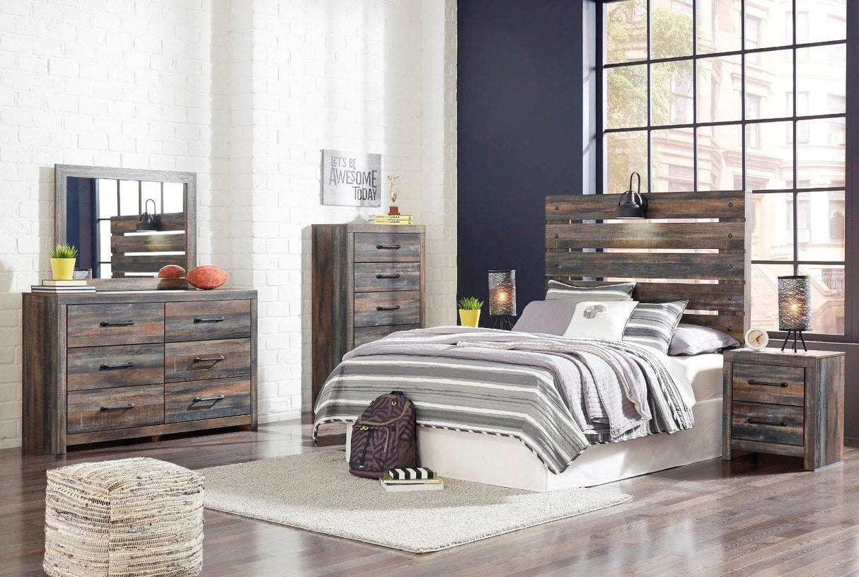 Drystan Multi Youth Panel Bedroom Set With Underbed Storage