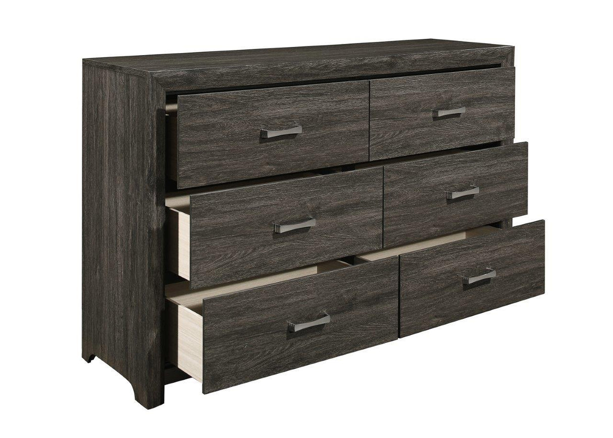 Edina Dary Gray Youth Upholstered Panel Bedroom Set
