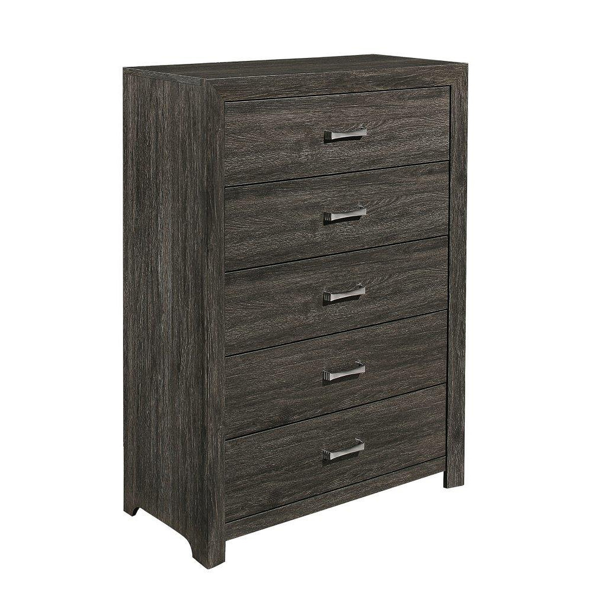 Edina Dary Gray Youth Upholstered Panel Bedroom Set