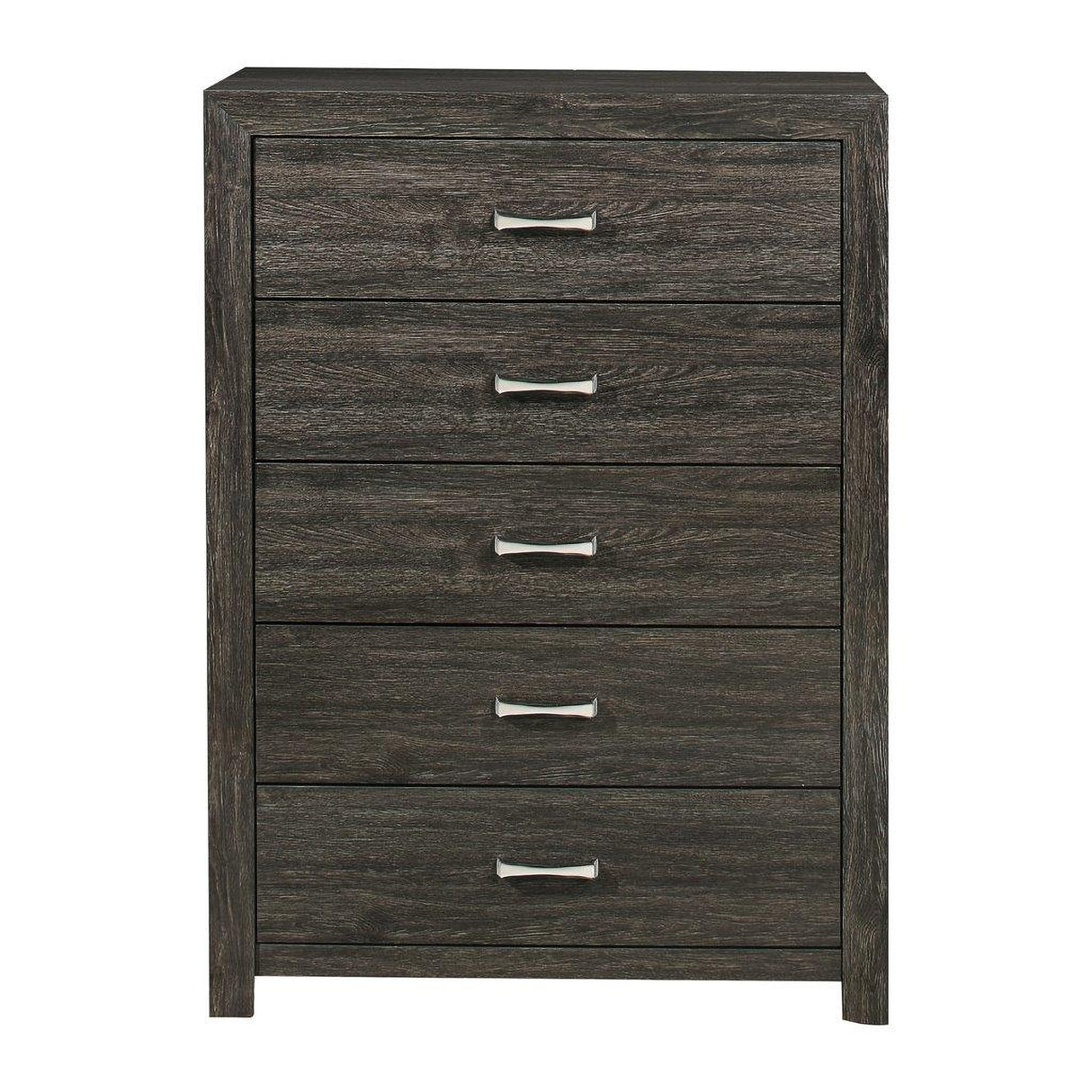 Edina Dary Gray Youth Upholstered Panel Bedroom Set