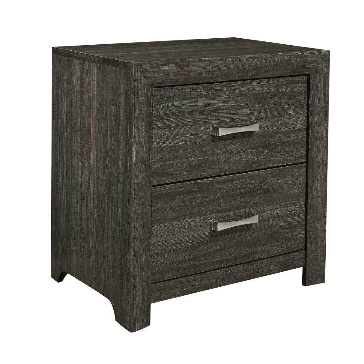 Edina Dary Gray Youth Upholstered Panel Bedroom Set