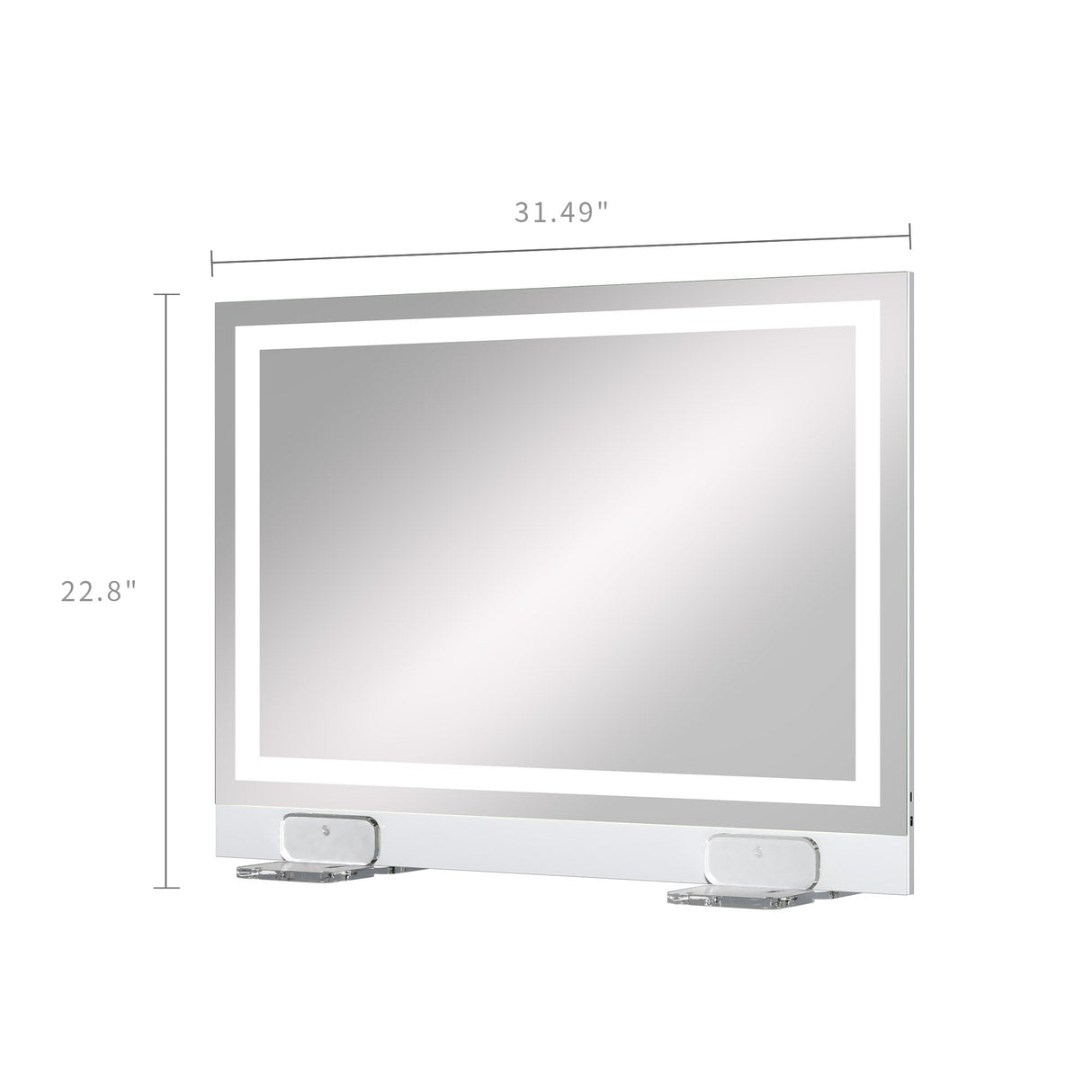 Hollywood Led Strip Mirror -Skinny Strip