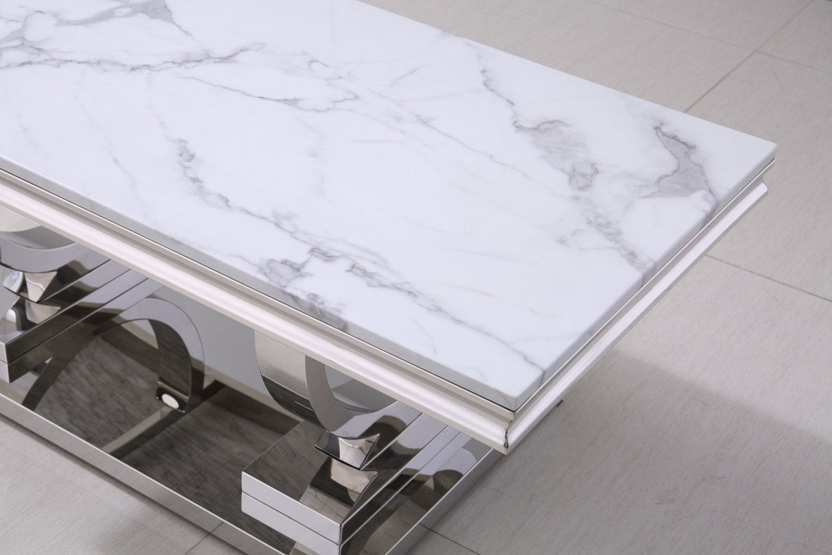 CT316SM MARBLE COFFEE TABLE