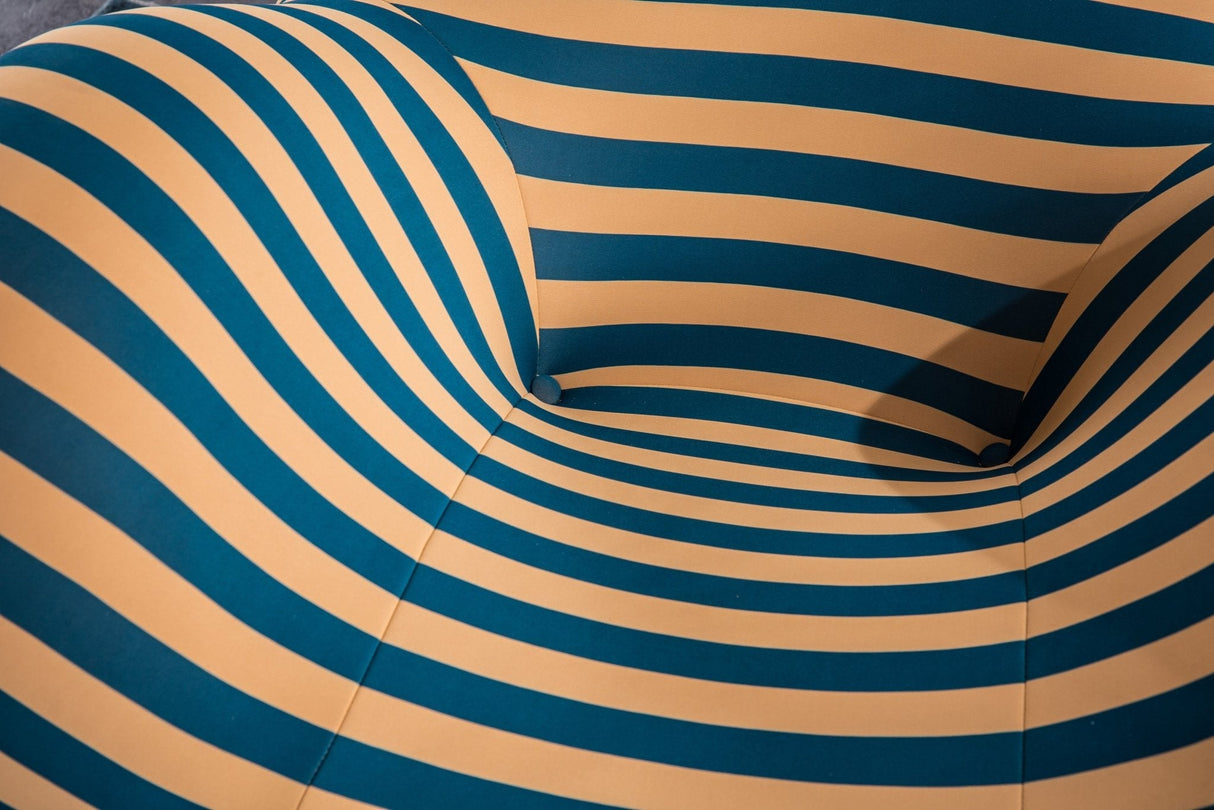 C610 BARREL CHAIR WITH OTTOMAN