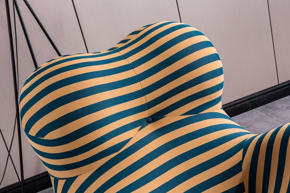 C610 BARREL CHAIR WITH OTTOMAN